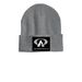 ORCHARD ATHLETIX BEANIE, a Dark Heather Grey Printed Cuffed Beanie