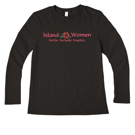 Fall 2026 Limited Edition Long Sleeve, a Black Women?s Premium Long Sleeve Tee (back-view)
