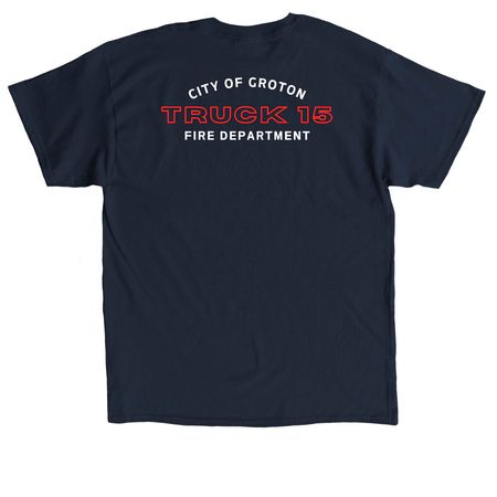 Truck 15- GCFD, a Navy Classic Unisex Tee