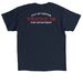 Truck 15- GCFD, a Navy Classic Unisex Tee (back-view)