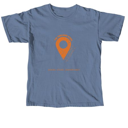 The Trailhead Store Pin, a Blue Jean Comfort Colors Unisex Tee
