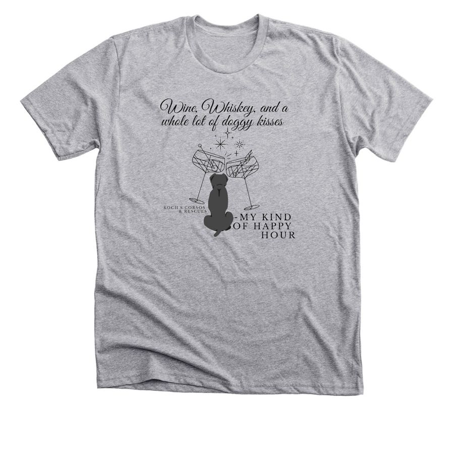 Koch's Corsos, a Athletic Heather Premium Unisex Tee
