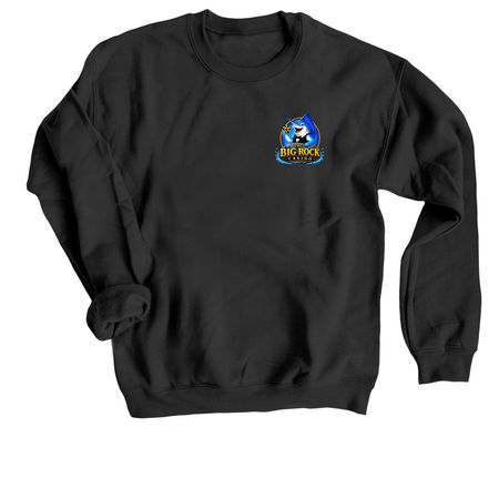 Official Big Rock Apparel, a Black Crewneck Sweatshirt