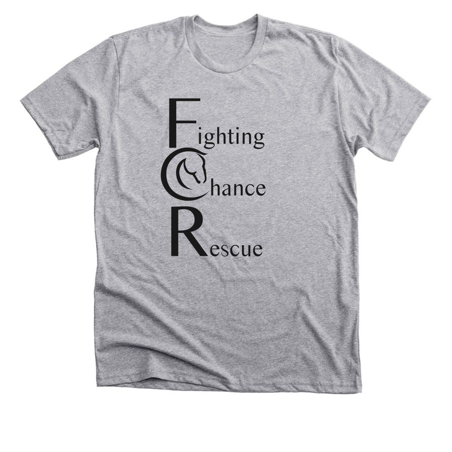 Fighting Chance Rescue Shirts, a Athletic Heather Premium Unisex Tee