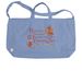 Medieval Library Tote: Two Designs in One!, a Elemental Blue Reclaimist G2G Tote Bag (back-view)