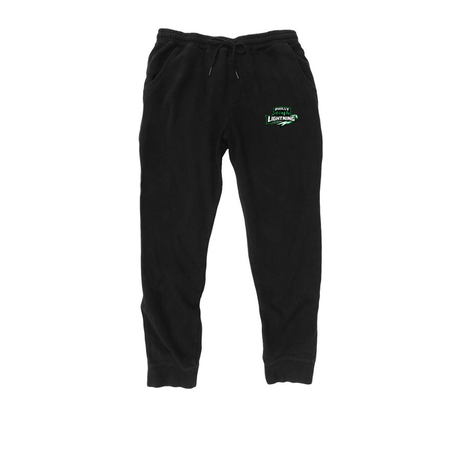 Lightning Joggers, a Black Midweight Fleece Joggers