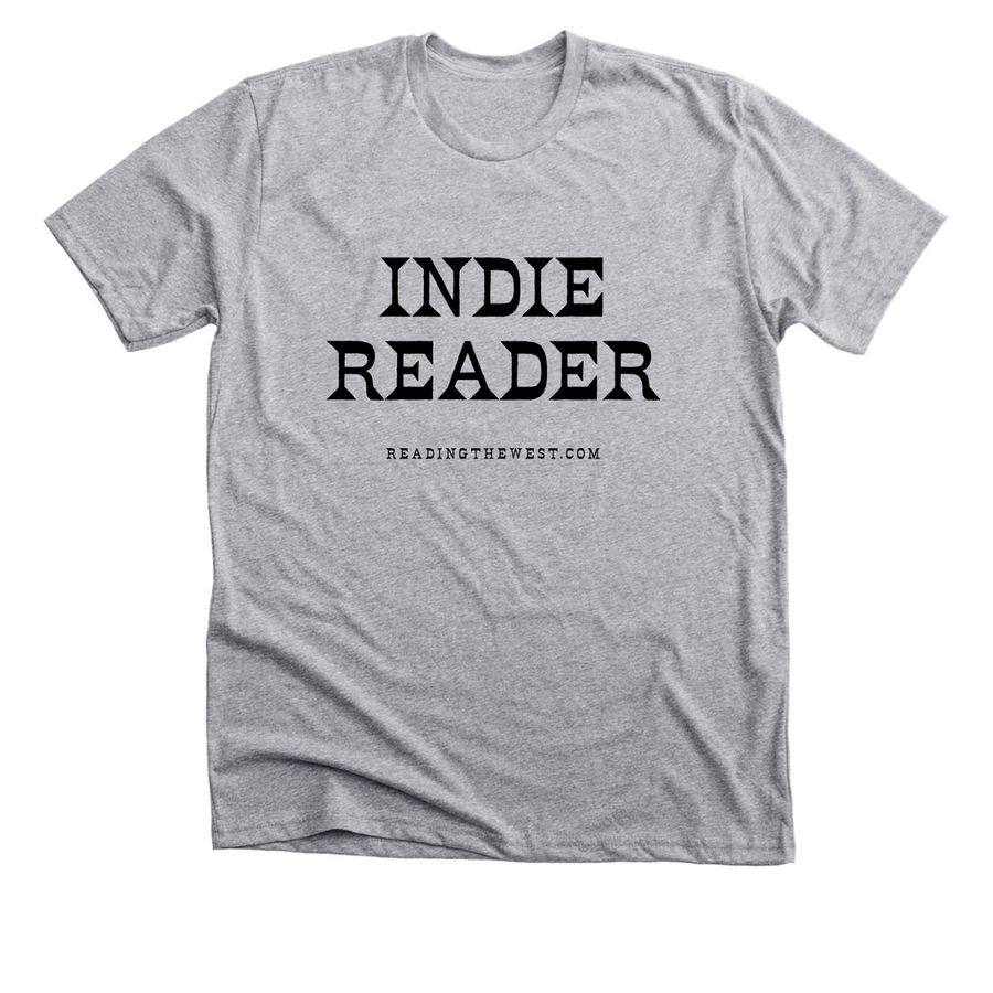 Indie Reader Mesa (black text), a Athletic Heather Premium Unisex Tee
