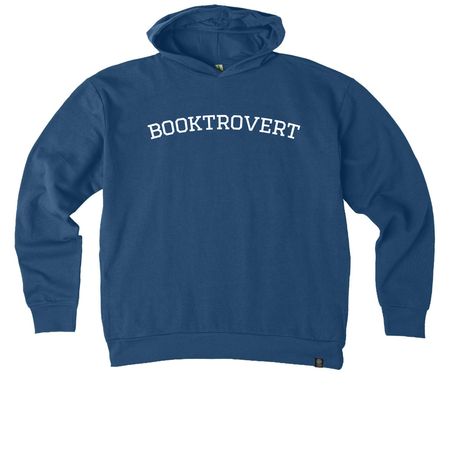 Booktrovert University, a Tidal Blue Reclaimist Pullover Hoodie