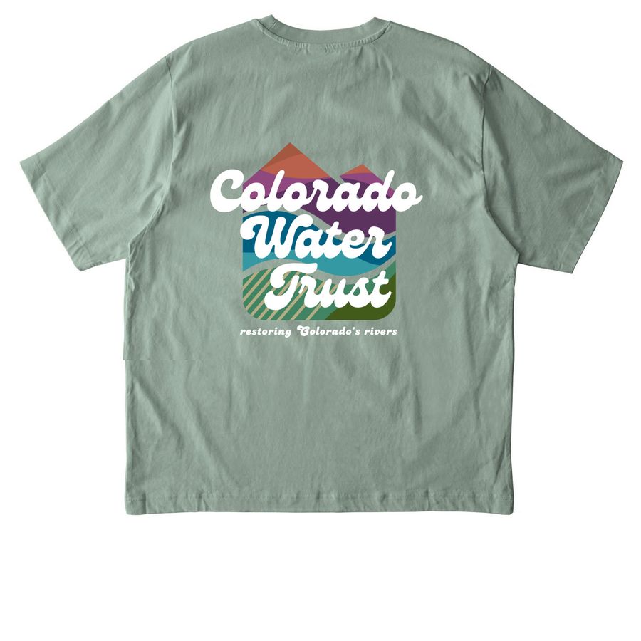 Retro Logo, a Aloe Stanley/Stella Unisex Freestyler Heavyweight Tee (back-view)