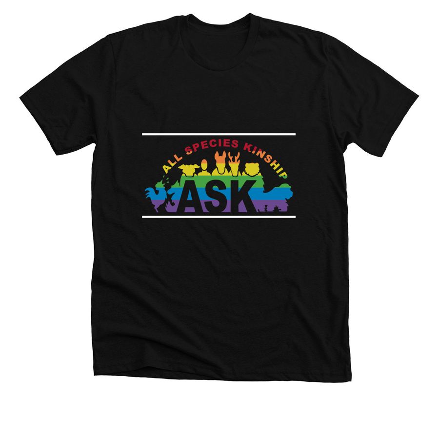 Pride Series; No one is free while others...., a Solid Black Blend Premium Unisex Tee