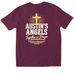 Austin's Angels, a Maroon Softstyle Cotton Tee (back-view)