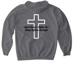 Love like Adley2, a Charcoal Gildan Softstyle Pullover Hoodie (back-view)