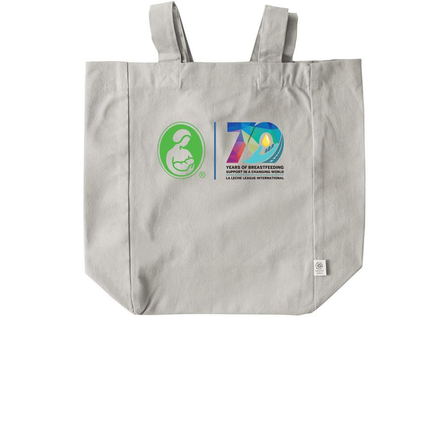 LLLI 2026 Conference Bags, a Natural Recycled Cotton Tote Bag