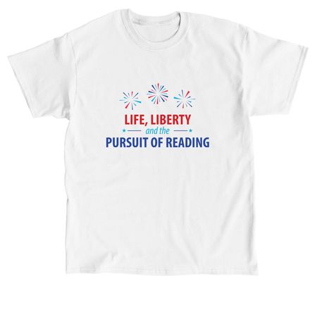 Pursuit of Reading Apparel-light colors&nbsp;, a White Classic Unisex Tee