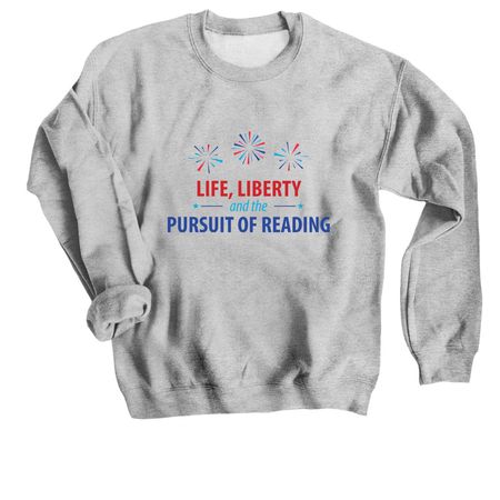 Pursuit of Reading Apparel-light colors&nbsp;, a Sport Grey Crewneck Sweatshirt