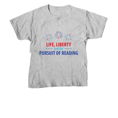 Pursuit of Reading Apparel-light colors&nbsp;, a Sport Grey Youth Unisex Tee