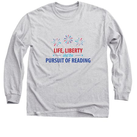 Pursuit of Reading Apparel-light colors&nbsp;, a Sport Grey Classic Long Sleeve Tee