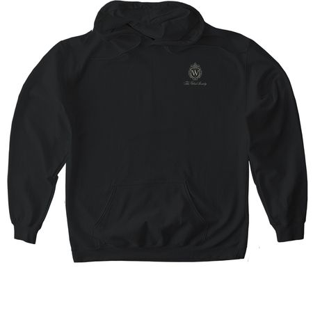 Retreat Cropped Sweatshirt, a Black Gildan Softstyle Pullover Hoodie