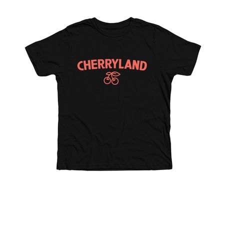 Cherryland ?, a Solid Black Blend Premium Youth Tee