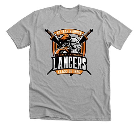 John I. Leonard Class of 1986 Reunion, a Athletic Heather Premium Unisex Tee