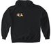 Heart Hug Hoodie, a Black Gildan Softstyle Pullover Hoodie