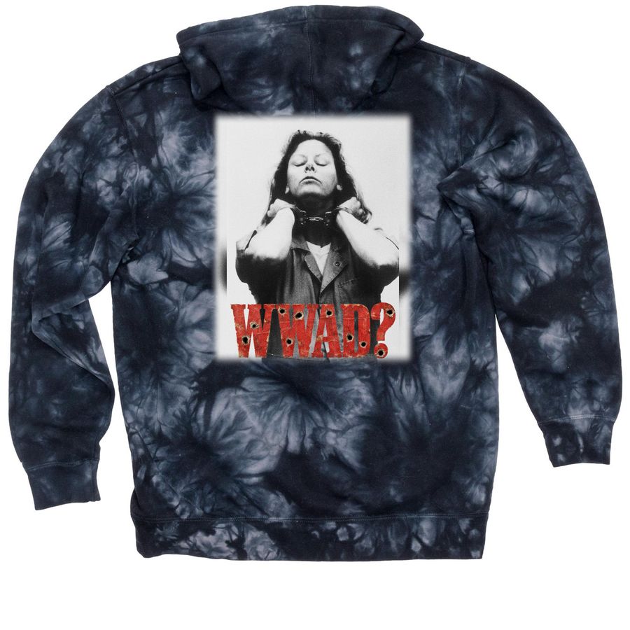 WWAD? Hoodies & Sweatshirts, a Black Tie Dyed Pullover Hoodie