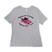2026-2027 P.E.O. NY Swag, a Solid Athletic Grey Women?s Relaxed Cotton Tee