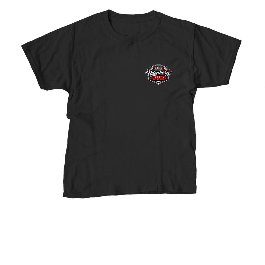 Udenberg Garage classic Youth, a Black Youth Unisex Tee