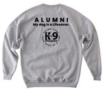 Alumni Shirt - Black Text, a Sport Grey Softstyle Crewneck Sweatshirt (back-view)
