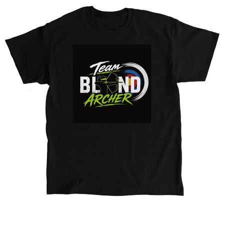 Team Blind Archer, a Black Classic Unisex Tee