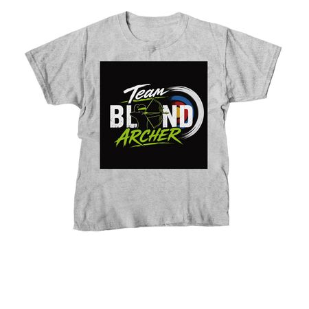 Team Blind Archer, a Sport Grey Youth Unisex Tee