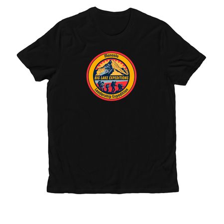 Official Manaslu Expedition Shirt, a Deep Black Allmade Organic Cotton Unisex Tee