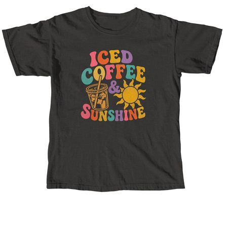 Iced Coffee & Sunshine&nbsp;, a Pepper Comfort Colors Unisex Tee