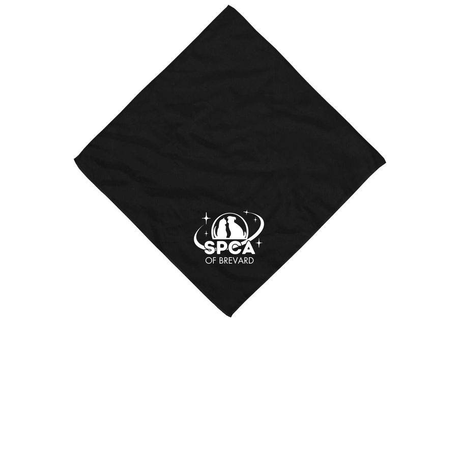 I Need Some Space Bandana, a Black Cotton Bandana