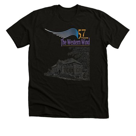 Western Wind T-Shirt 57 Holyoke, a Black Heather Premium Unisex Tee