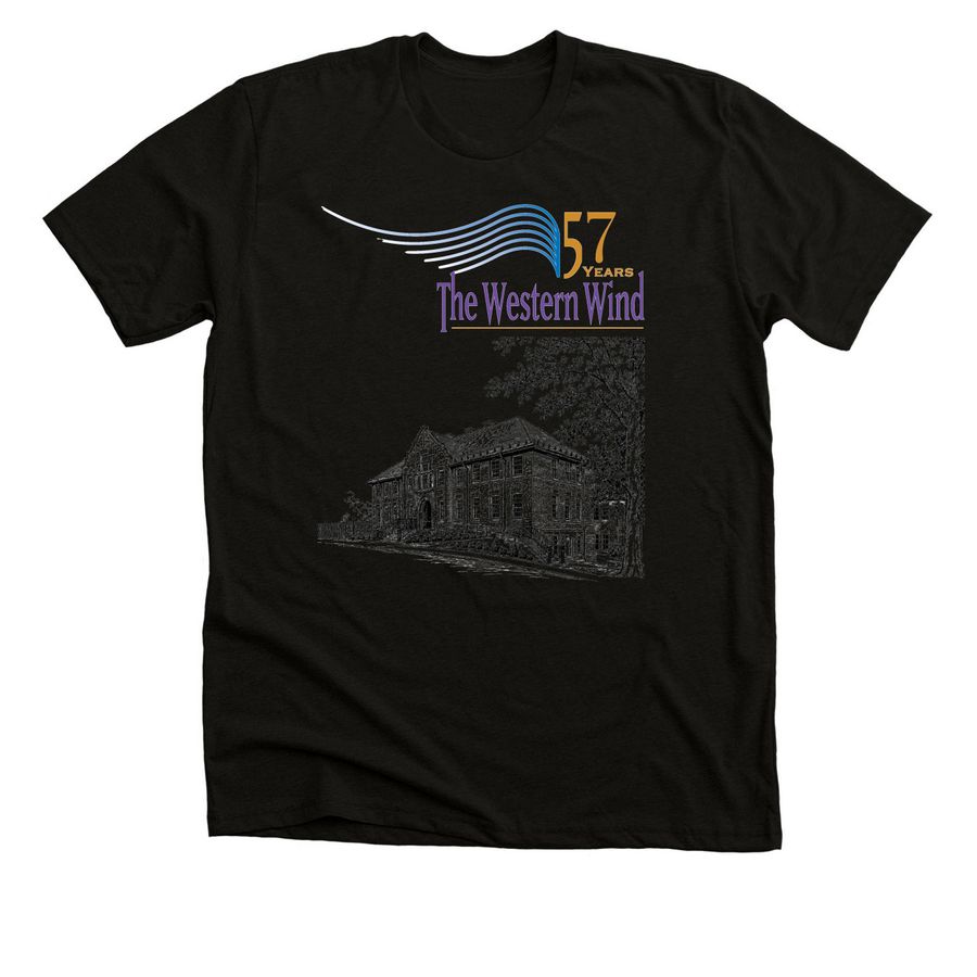 Western Wind T-Shirt 57 Holyoke, a Black Heather Premium Unisex Tee