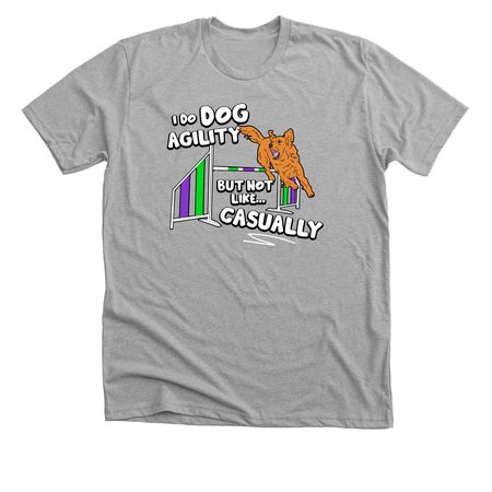 Not Casually Golden, a Athletic Heather Premium Unisex Tee