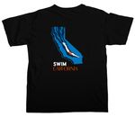 Kinda Chic, a Black Comfort Colors Unisex Tee (back-view)