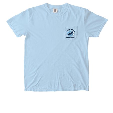 Blue Moon Pocket Tee!, a Chambray Comfort Colors Pocket Tee