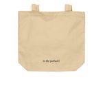 even more totes!, a Oyster Organic Cotton Tote Bag (back-view)