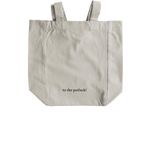 even more totes!, a Natural Recycled Cotton Tote Bag (back-view)
