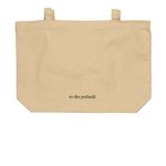 even more totes!, a Oyster Large Organic Cotton Tote Bag (back-view)