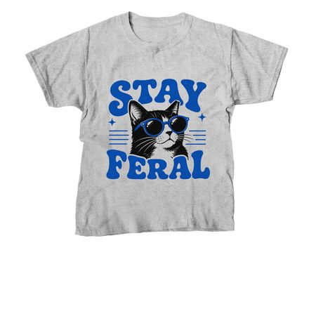 Stay Feral, a Sport Grey Youth Unisex Tee