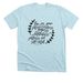 #FRUITED T-SHIRT BLACK WRITING, a Heather Ice Blue Premium Unisex Tee