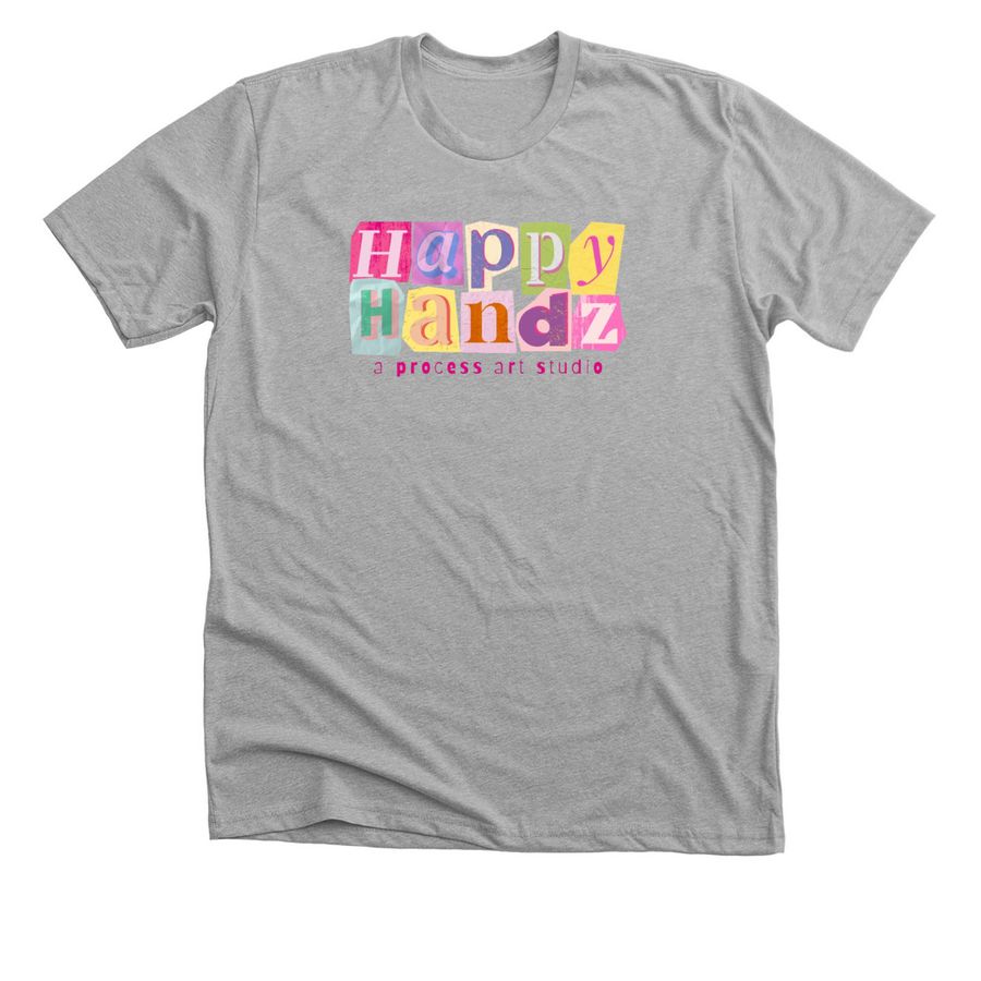Happy Handz T-Shirts, a Athletic Heather Premium Unisex Tee