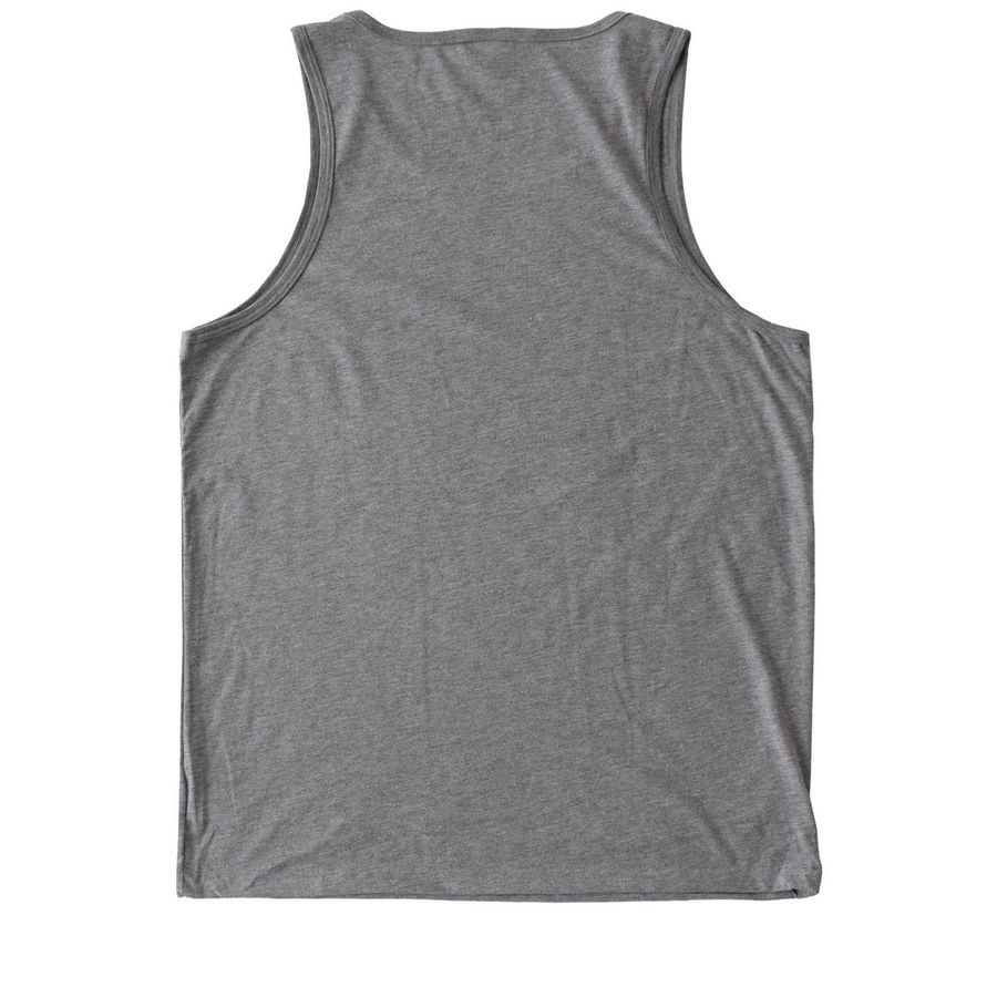 TGPR 25th Anniversary Ts #7 Come On In&nbsp;, a Aluminum Grey Allmade Eco Triblend Tank (back-view)