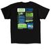 The Show Off to Researchers, a Black Classic Unisex Tee (back-view)