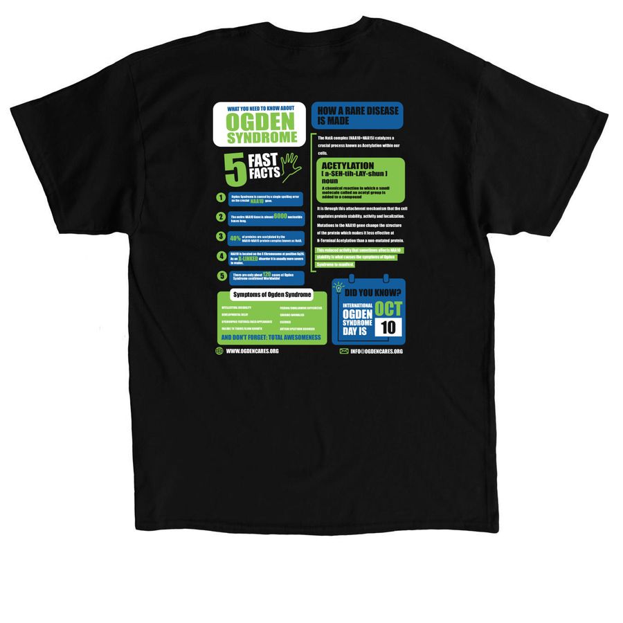 The Show Off to Researchers, a Black Classic Unisex Tee (back-view)