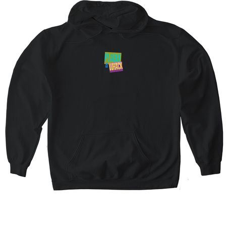 Plaque is Whack, a Black Gildan Softstyle Pullover Hoodie