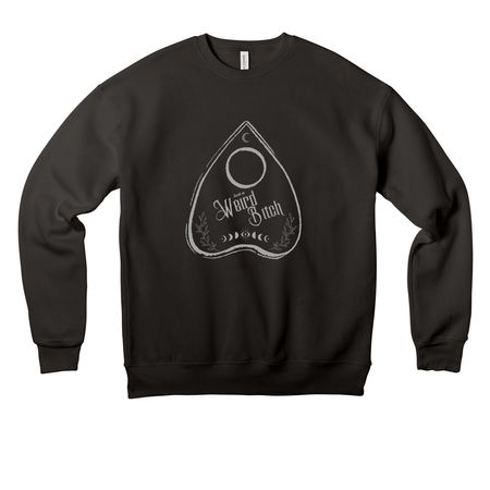 Just a Weird B*tch, a Black Premium Drop Shoulder Sweatshirt